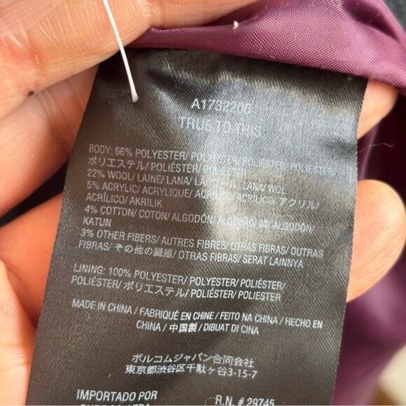 Volcom Stone Lords Men’s XL Green Plaid Wool-Blend Parka Jacket Long Coat NWT - Picture 12 of 14